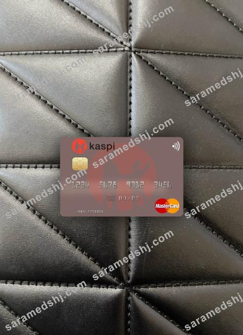 Kazakhstan Kaspi Bank mastercard photolook front